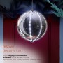 12" Christmas Ball Ornament w/240 Chasing LED Lights