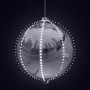 12" Christmas Ball Ornament w/240 Chasing LED Lights