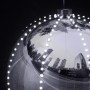 12" Christmas Ball Ornament w/240 Chasing LED Lights