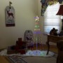 Alpine Corporation Small Tower Christmas Tree with Multi-Functional LED Lights