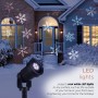 SNOWFLAKES PROJECTOR LIGHTS WITH PLUG IN 