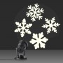 SNOWFLAKES PROJECTOR LIGHTS WITH PLUG IN 