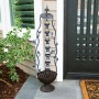 SEVEN HANGING CUP TIER LAYERED FLOOR FOUNTAIN 