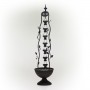 SEVEN HANGING CUP TIER LAYERED FLOOR FOUNTAIN 