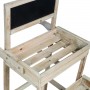 64" RUSTIC WOODEN POTTING BENCH WITH SHELVES AND DRAWERS