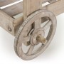 Wooden Multi-Use Display Cart with Wheels