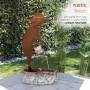 33" FARM BOY SILHOUETTE METAL FOUNTAIN 