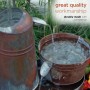 34" RUSTIC INVISIBLE FLOWING SPOUT WATERING CAN FOUNTAIN