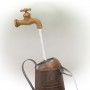 34" RUSTIC INVISIBLE FLOWING SPOUT WATERING CAN FOUNTAIN