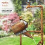 RUSTIC METAL WATER SPOUT AND WATERING CANS FOUNTAIN