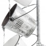 RUSTIC CREAM WHITE METAL PAILS FOUNTAIN