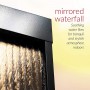 6' TALL BRONZE MIRROR WATER FOUNTAIN | WATER WALL