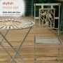 3 Piece Songbird Metal Bistro Set