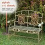 44" Wide Songbird Metal Bench 