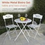 Alpine Branches Metal 3 piece Bistro Set