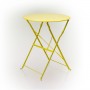 32" Vibrant Rainbow Colored Metallic Fold-able Bistro Se