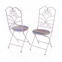 3-piece Multicolor Weathered Wood and Metal Bistro Set