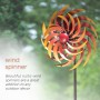 75" Firey Metal Windmill Stake
