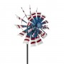 75" Patriotic Metal Windmill Stake