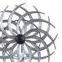 GALVANIZED DUAL WIND SPINNER GARDEN STAKE