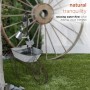 METAL WATERING CAN WHEELBARROW FOUNTAIN 