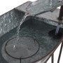 METAL WATERING CAN WHEELBARROW FOUNTAIN 