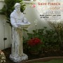 45" Tall St. Francis Holding a Birdbath Statue