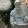 45" Tall St. Francis Holding a Birdbath Statue