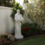 45" Tall St. Francis Holding a Birdbath Statue