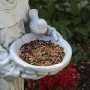 45" Tall St. Francis Holding a Birdbath Statue