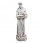 45" Tall St. Francis Holding a Birdbath Statue