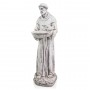 45" Tall St. Francis Holding a Birdbath Statue