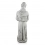 45" Tall St. Francis Holding a Birdbath Statue