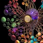 Alpine Corporation 60"H Outdoor Solar Ecliptic Metal Wind Spinner Lawn Stake with Color-Changing LED Light