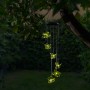 Solar Bee Wind Chime with LED Light