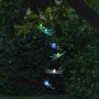 Solar Dragonfly Wind Chime with LED Light