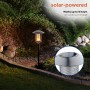 32" SOLAR MESH TORCH STAKE WITH 96 YELLOW FLICKERING LED LIGHTS 