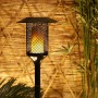 32" SOLAR MESH TORCH STAKE WITH 96 YELLOW FLICKERING LED LIGHTS 