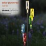 37" SOLAR GLASS BOTTLE CANDELABRA GARDEN STAKE WITH LED LIGHTS 