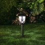 lpine Corporation 17" Tall Super Bright High Lumen Outdoor Solar Powered Pathway Light Stakes, Bronze (Set of 2)