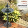 40" TALL 2-TIER FLOOR FOUNTAIN W/ FISH