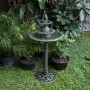 40" TALL 2-TIER FLOOR FOUNTAIN W/ FISH