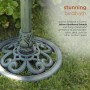 33" Tall Lotus Birdbath & Birdfeeder