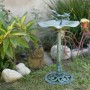 33" Tall Lotus Birdbath & Birdfeeder