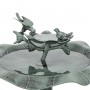 33" Tall Lotus Birdbath & Birdfeeder