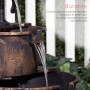 27" Tall Two Tier Pump & Barrel Fountain