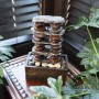 ETERNITY STACKED STONES TOWER TABLETOP FOUNTAIN 