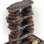 ETERNITY STACKED STONES TOWER TABLETOP FOUNTAIN 