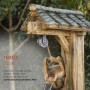 50" RUSTIC WATER WELL FOUNTAIN WITH LIGHTS