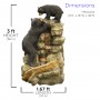 36" Bear and Cub Fountain | Garden and Pond Depot 